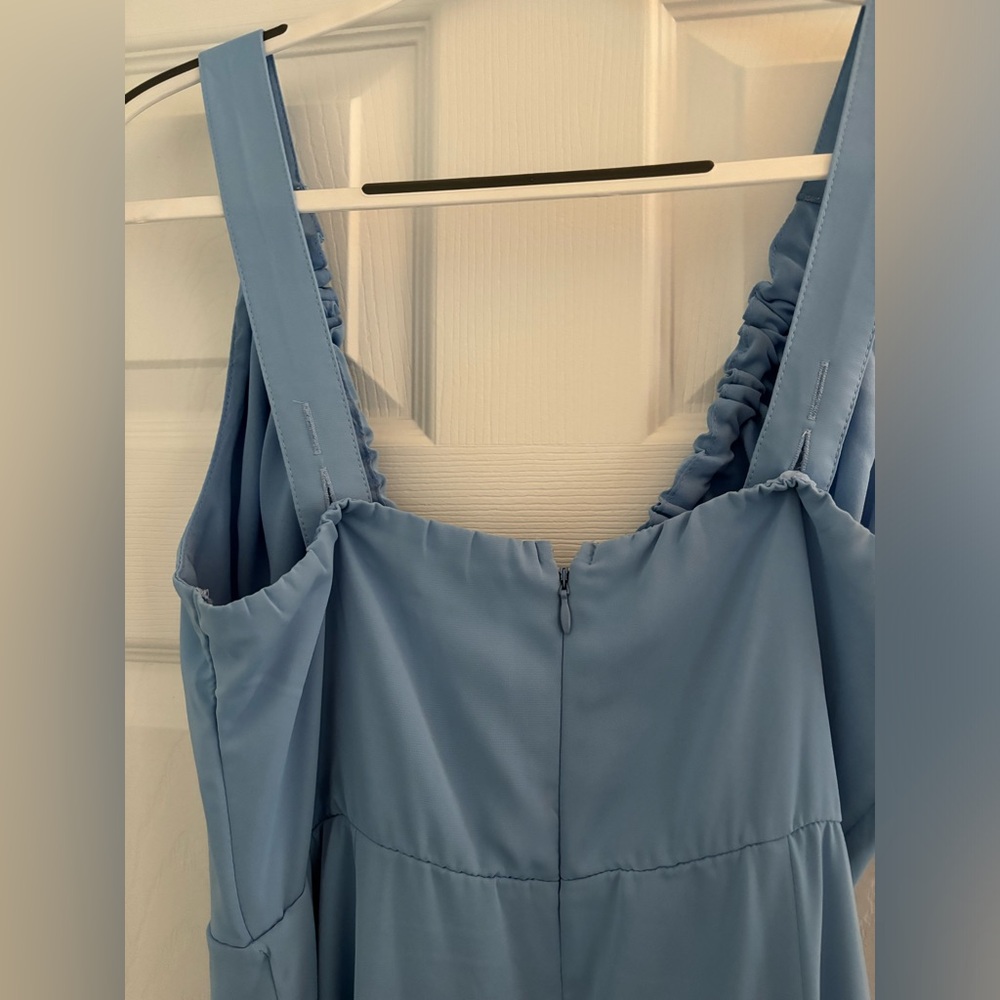 Abercrombie & Fitch Light Blue Midi Dress - Picture 5 of 5